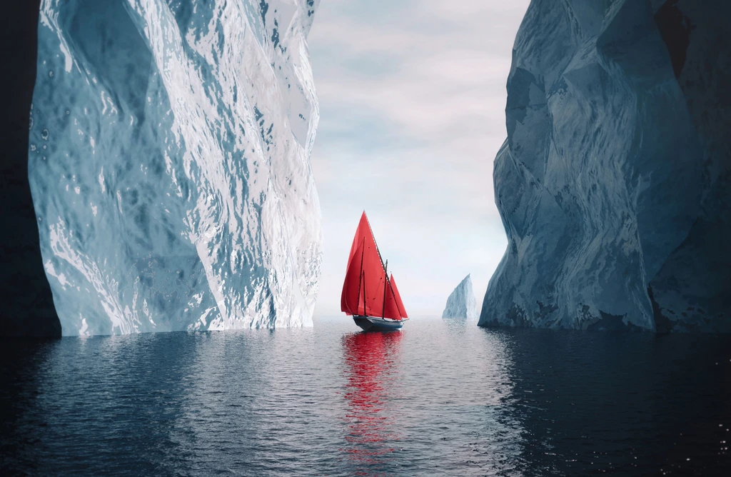 barco rojo